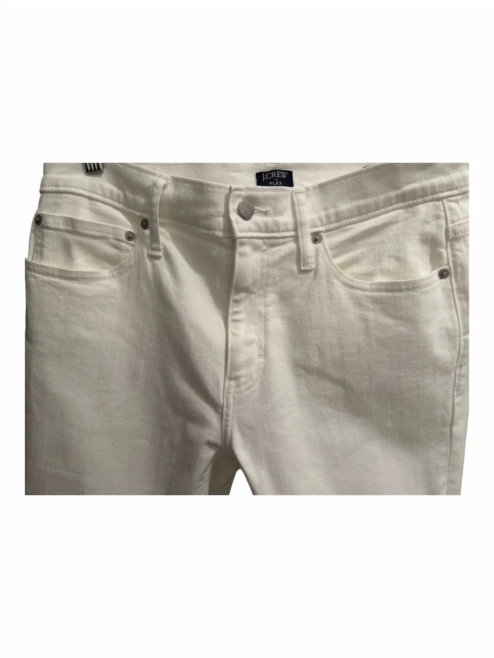 J. Crew Men’s Skinny White Jeans
